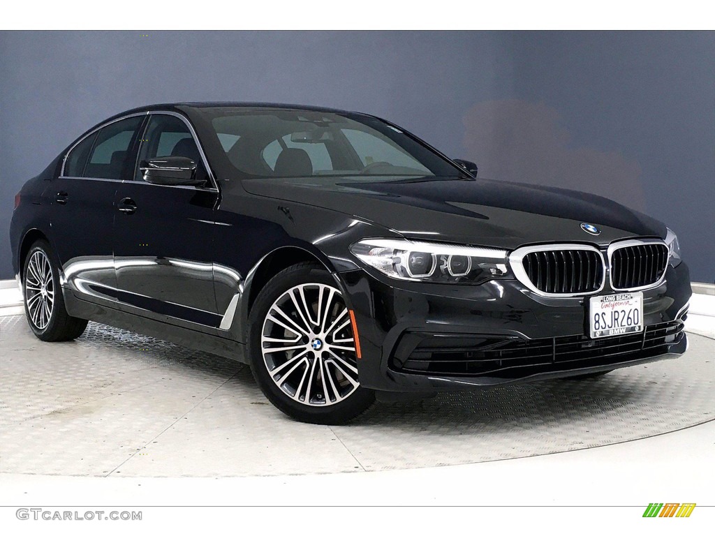 2020 5 Series 530i Sedan - Black Sapphire Metallic / Black photo #37