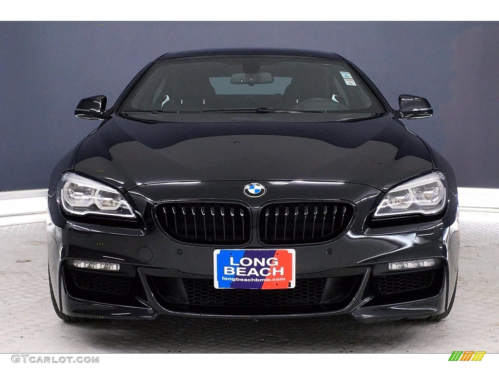 2018 6 Series 640i Gran Coupe - Black Sapphire Metallic / Black photo #2