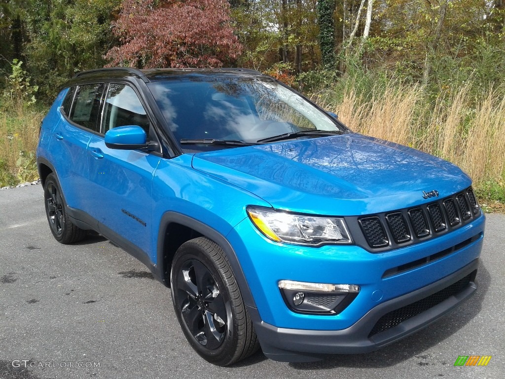 Laser Blue Pearl 2021 Jeep Compass Altitude Exterior Photo #140147654