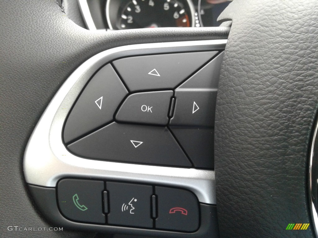 2021 Jeep Compass Altitude Black Steering Wheel Photo #140147735