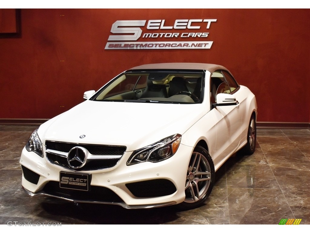 2016 E 550 Cabriolet - Polar White / Espresso Brown/Silk Beige photo #1