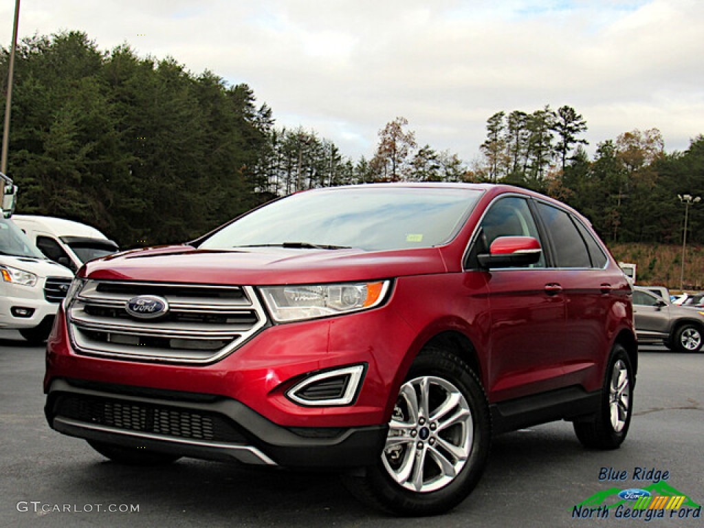 2017 Ruby Red Metallic Ford Edge Sel 140148071 Photo 15 Gtcarlot