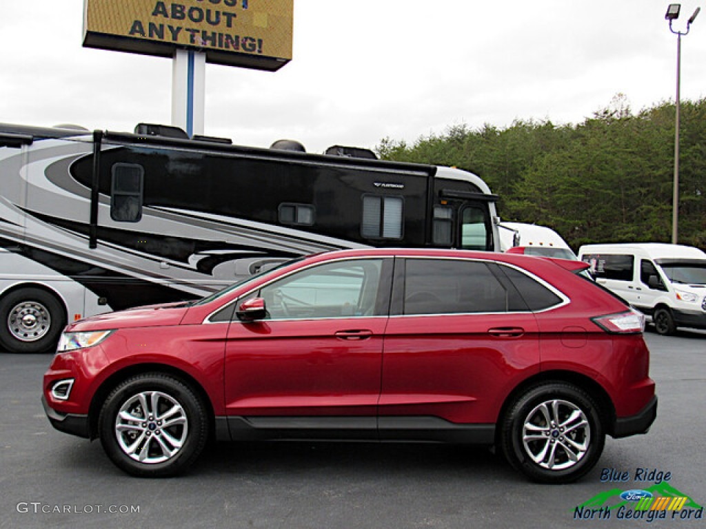 2017 Edge SEL - Ruby Red Metallic / Ebony photo #2