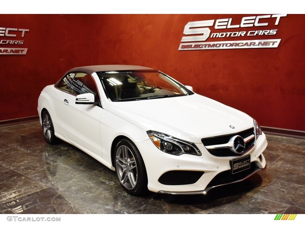 2016 E 550 Cabriolet - Polar White / Espresso Brown/Silk Beige photo #3