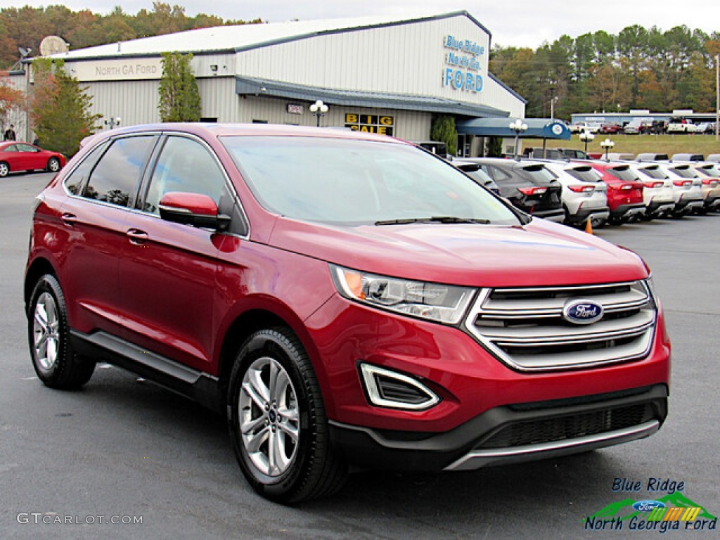 2017 Edge SEL - Ruby Red Metallic / Ebony photo #7