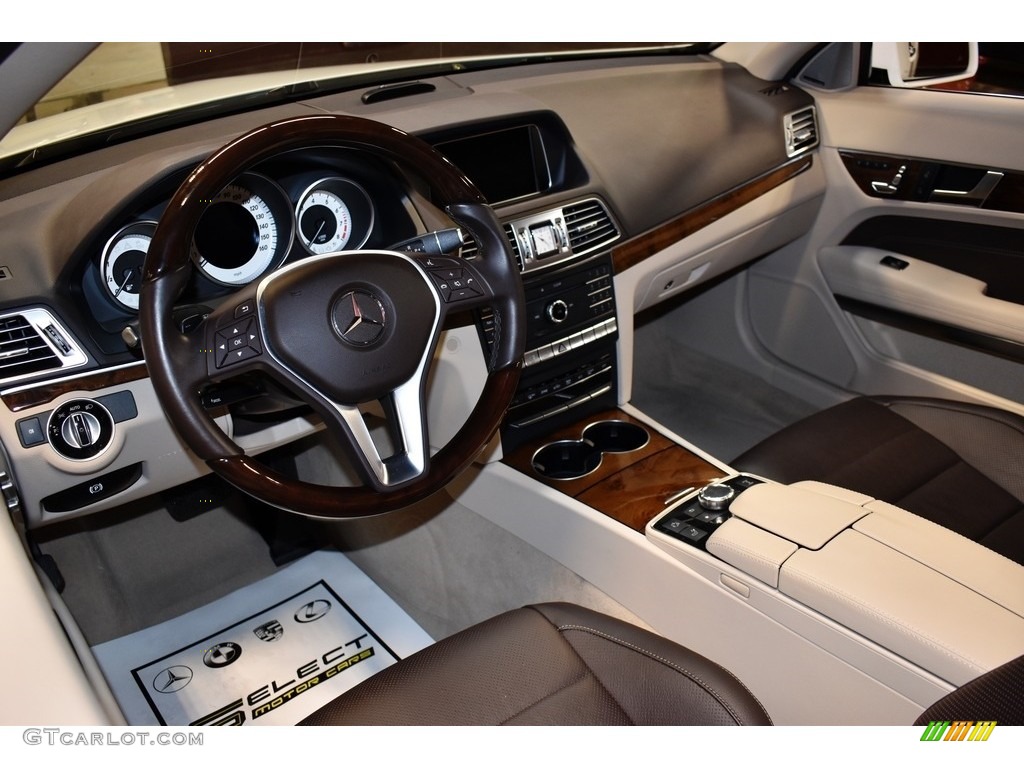 2016 E 550 Cabriolet - Polar White / Espresso Brown/Silk Beige photo #12