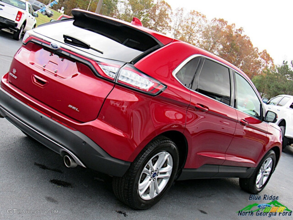 2017 Edge SEL - Ruby Red Metallic / Ebony photo #27