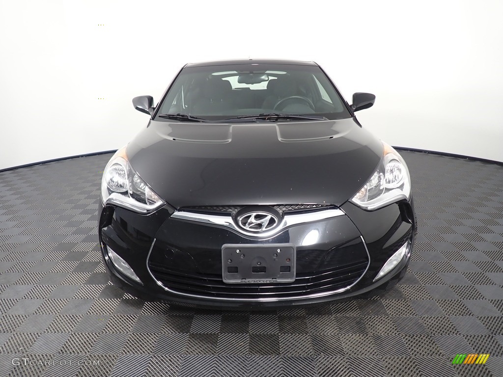 2017 Veloster Value Edition - Ultra Black / Black photo #8