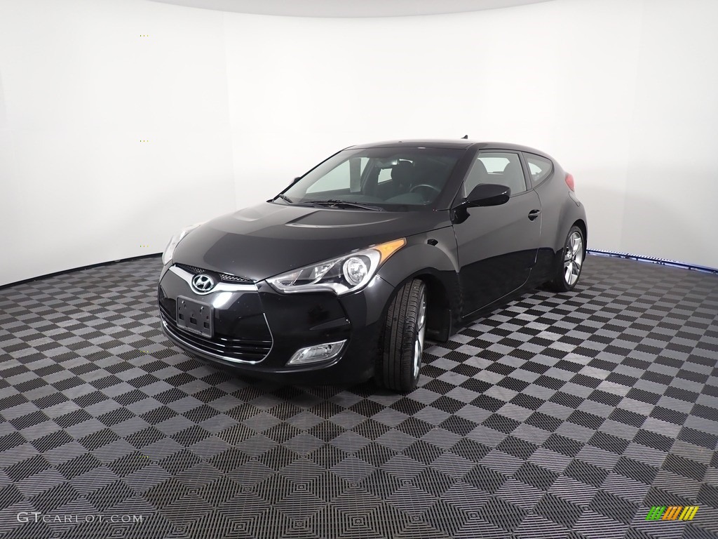 2017 Veloster Value Edition - Ultra Black / Black photo #11