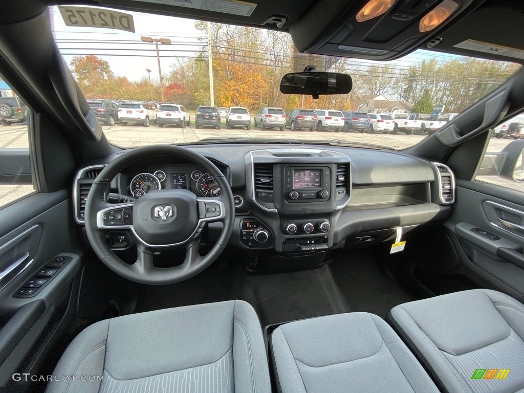 Diesel Gray/Black Interior 2021 Ram 1500 Big Horn Quad Cab 4x4 Photo #140150016