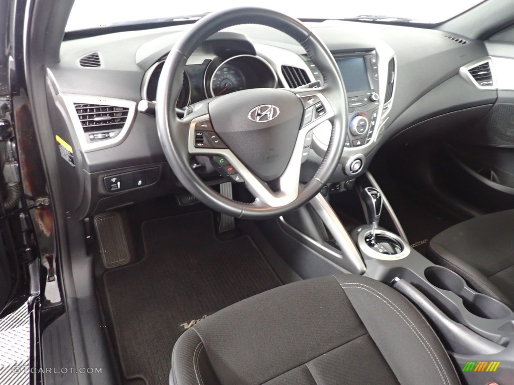 2017 Veloster Value Edition - Ultra Black / Black photo #33