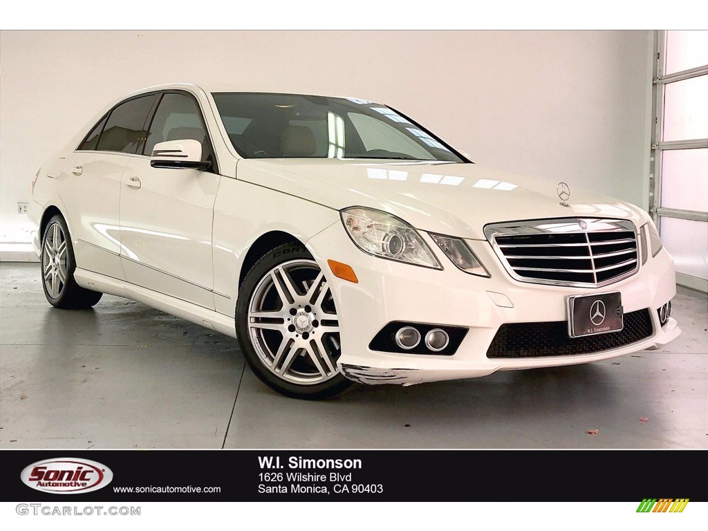 Arctic White Mercedes-Benz E