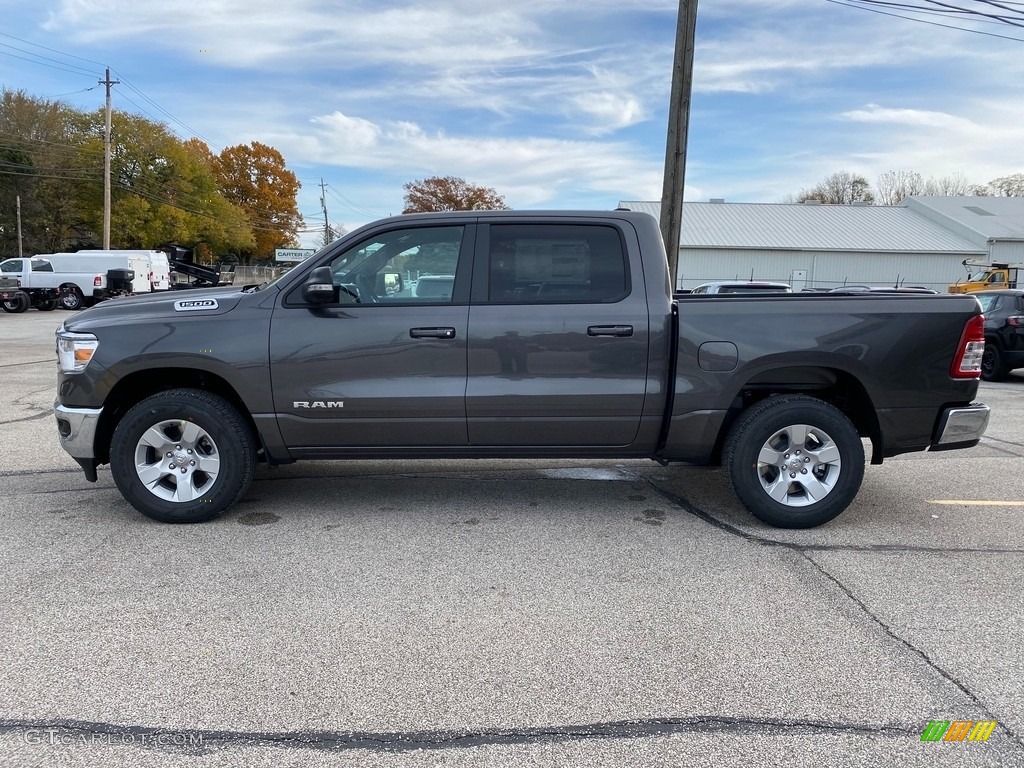 Granite Crystal Metallic 2021 Ram 1500 Big Horn Crew Cab 4x4 Exterior Photo #140150958