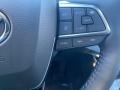 Black 2021 Toyota Highlander Hybrid Platinum AWD Steering Wheel