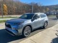 Celestial Silver Metallic 2021 Toyota Highlander Hybrid XLE AWD Exterior