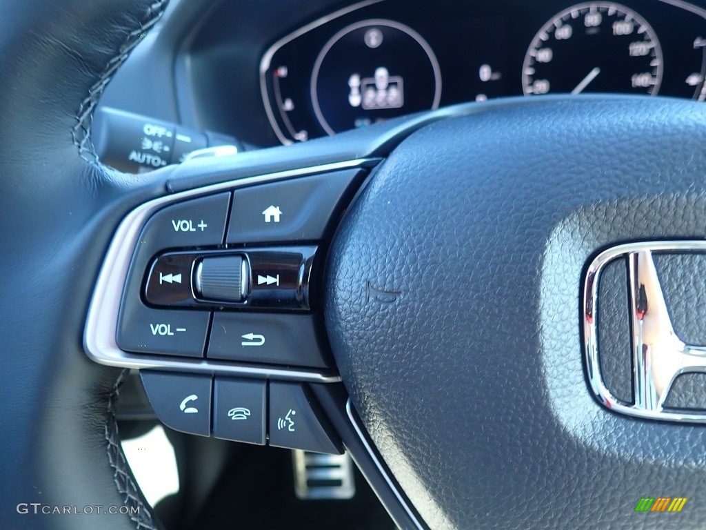 2021 Honda Accord Sport SE Black Steering Wheel Photo #140152920