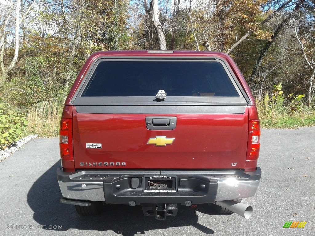 2014 Silverado 2500HD LT Crew Cab 4x4 - Deep Ruby Metallic / Ebony photo #7