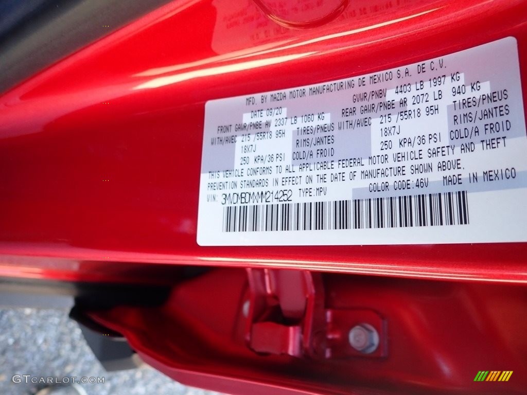2021 Mazda CX-30 Premium AWD Color Code Photos