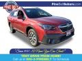 2021 Crimson Red Pearl Subaru Outback 2.5i Premium  photo #1