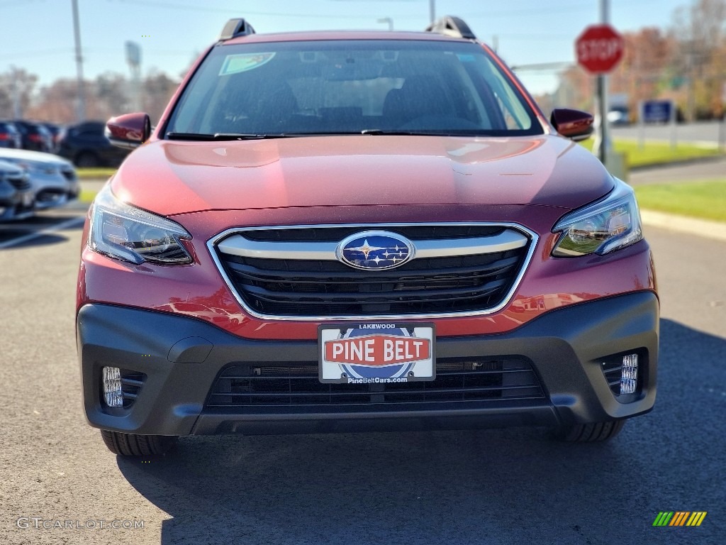 2021 Outback 2.5i Premium - Crimson Red Pearl / Slate Black photo #2