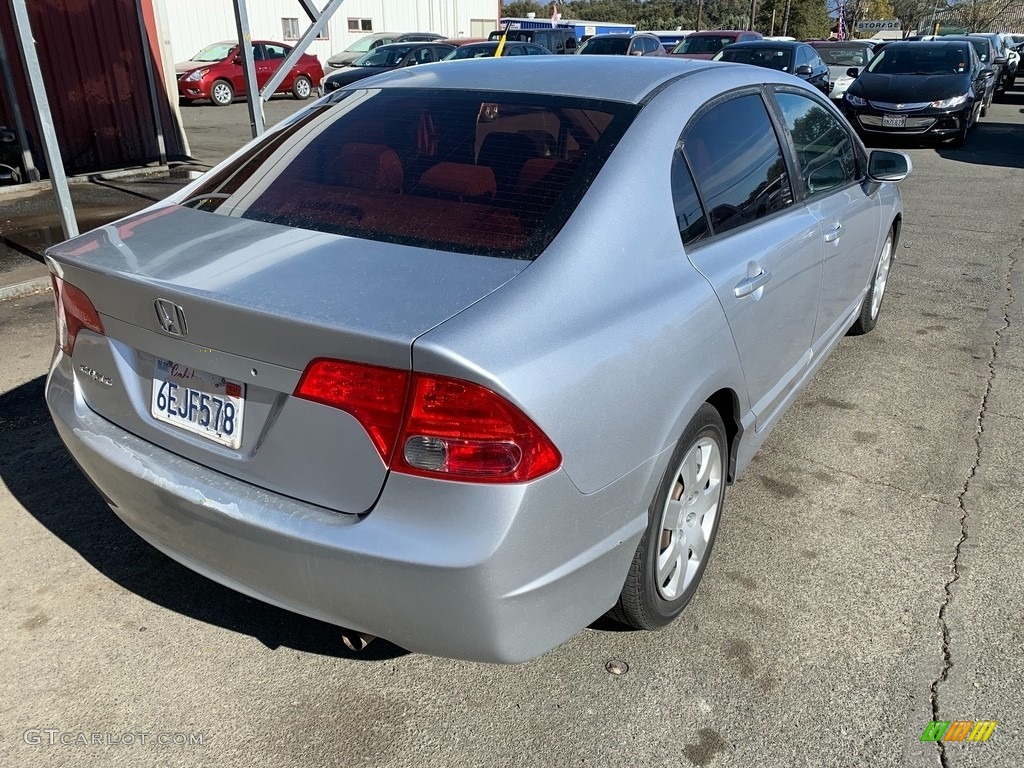 2008 Civic LX Sedan - Galaxy Gray Metallic / Gray photo #5
