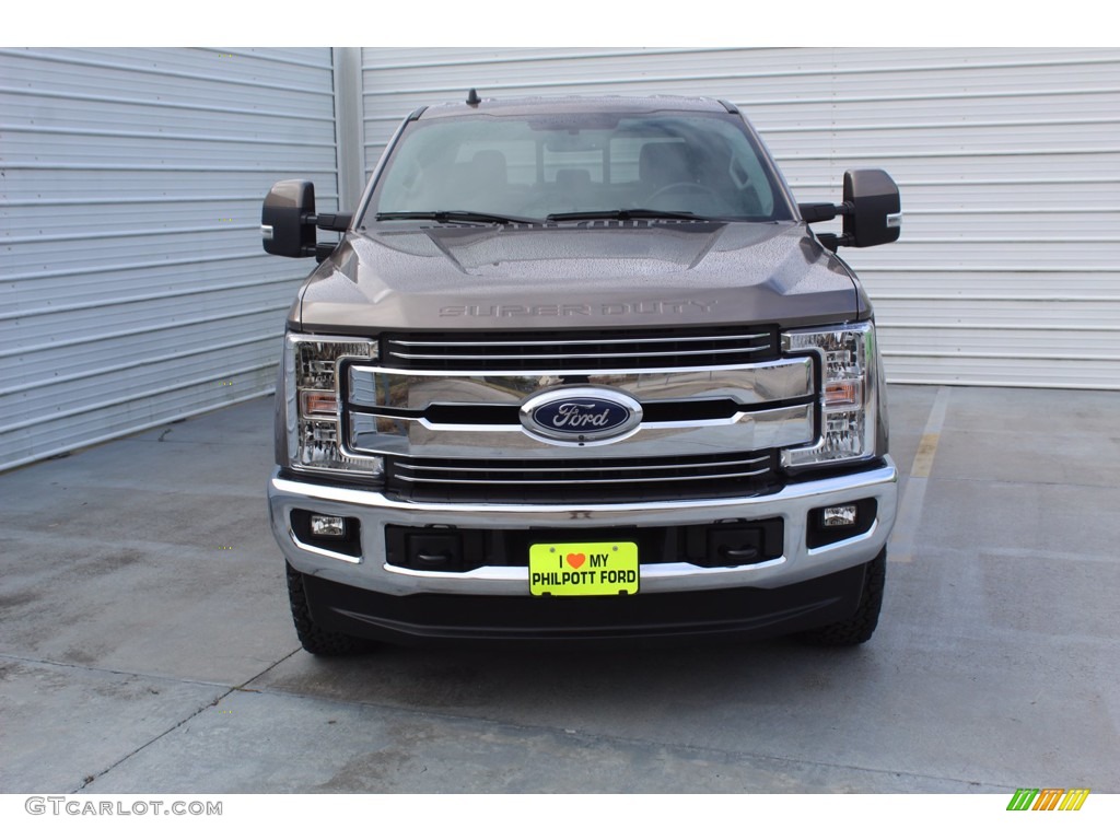 2019 F250 Super Duty Lariat Crew Cab 4x4 - Stone Gray / Black photo #3
