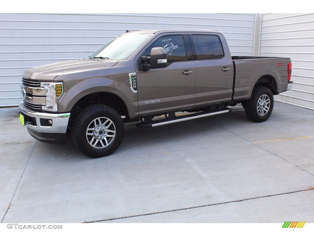 2019 F250 Super Duty Lariat Crew Cab 4x4 - Stone Gray / Black photo #5