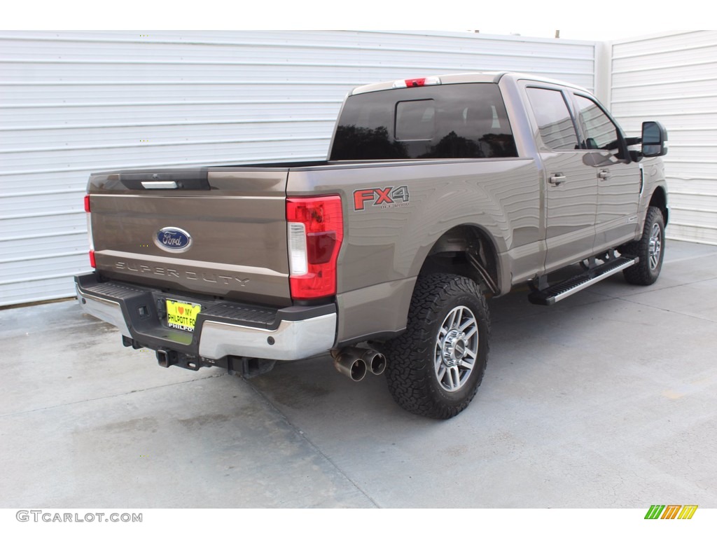 2019 F250 Super Duty Lariat Crew Cab 4x4 - Stone Gray / Black photo #10