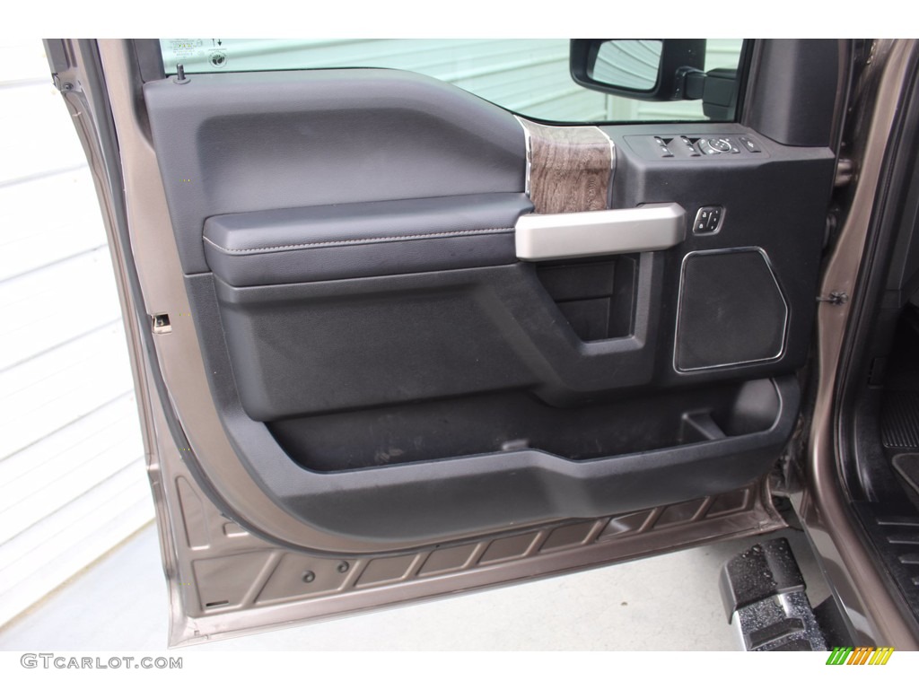 2019 F250 Super Duty Lariat Crew Cab 4x4 - Stone Gray / Black photo #14