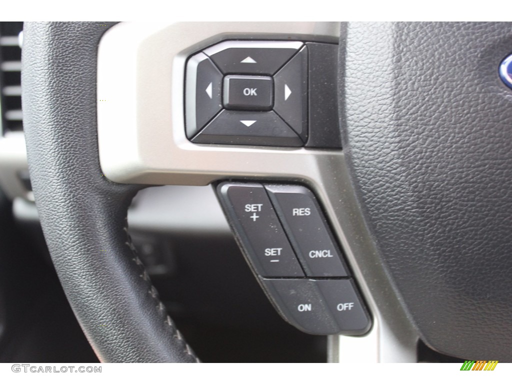 2019 F250 Super Duty Lariat Crew Cab 4x4 - Stone Gray / Black photo #16