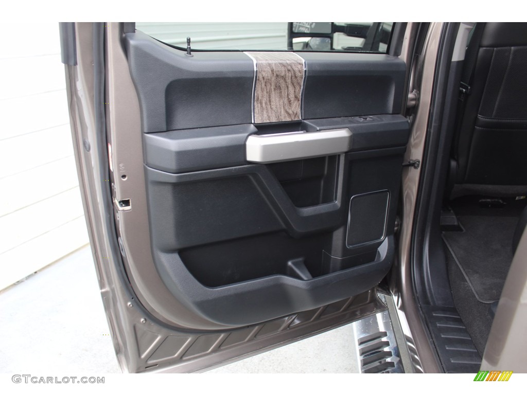 2019 F250 Super Duty Lariat Crew Cab 4x4 - Stone Gray / Black photo #23
