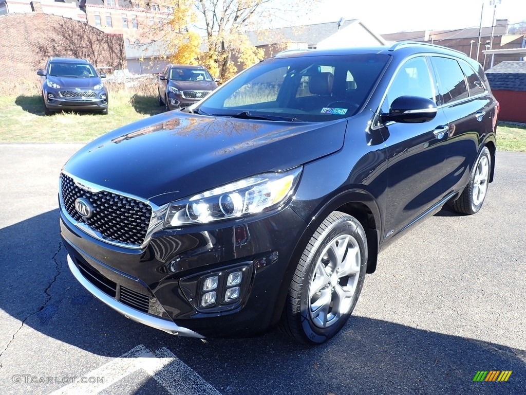 Ebony Black 2016 Kia Sorento Limited AWD Exterior Photo #140155080