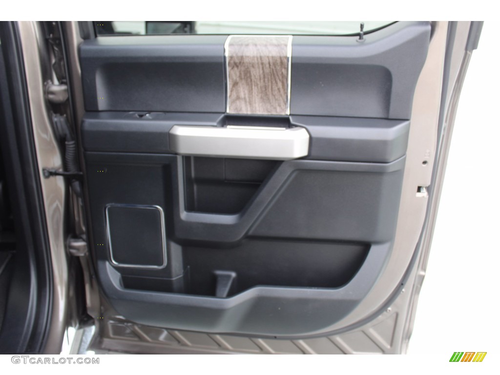 2019 F250 Super Duty Lariat Crew Cab 4x4 - Stone Gray / Black photo #28