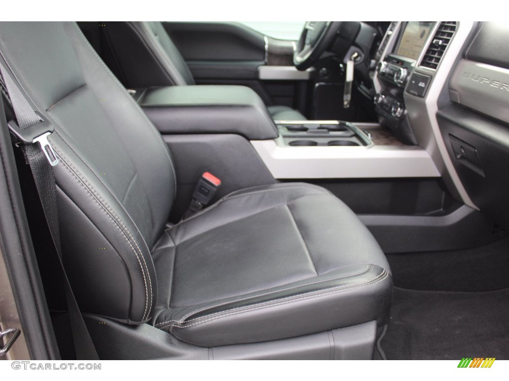 2019 F250 Super Duty Lariat Crew Cab 4x4 - Stone Gray / Black photo #31