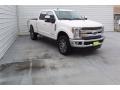 Oxford White - F250 Super Duty Lariat Crew Cab 4x4 Photo No. 2