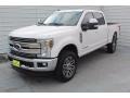 Oxford White - F250 Super Duty Lariat Crew Cab 4x4 Photo No. 4
