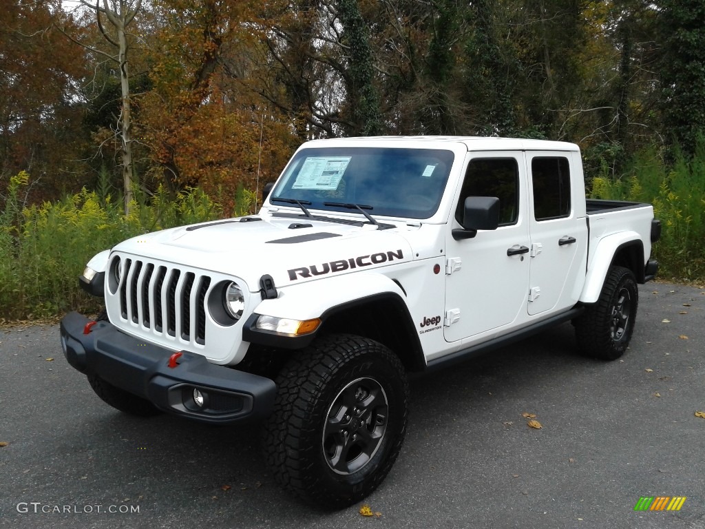 2021 Gladiator Rubicon 4x4 - Bright White / Black photo #2