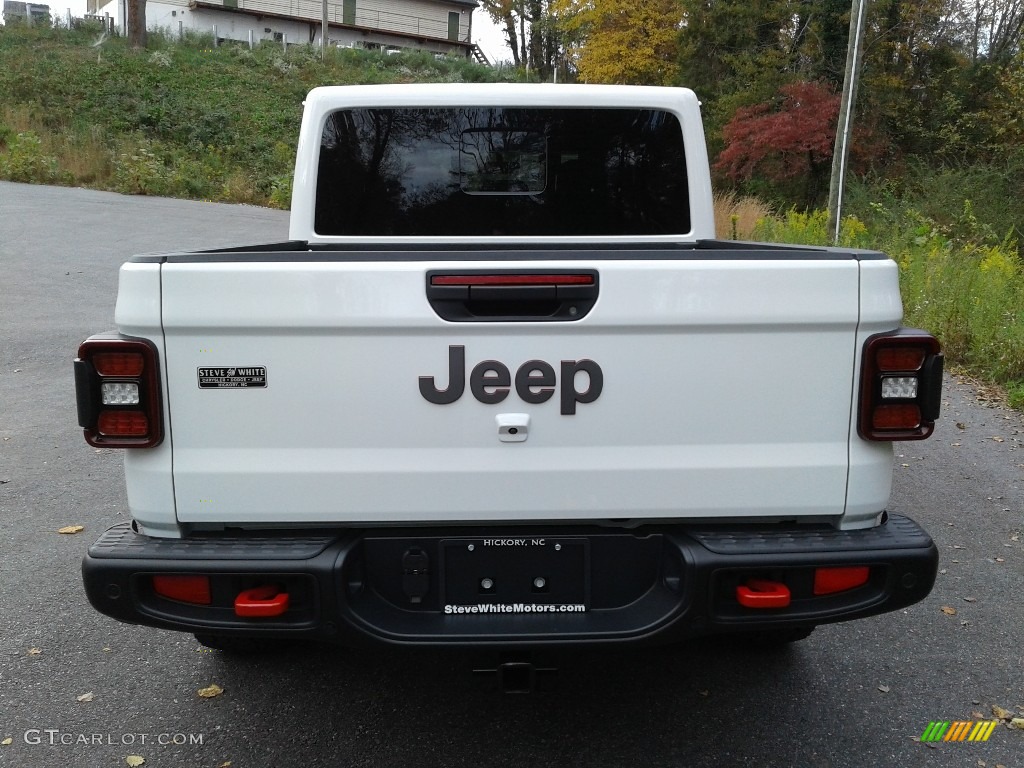 2021 Gladiator Rubicon 4x4 - Bright White / Black photo #7