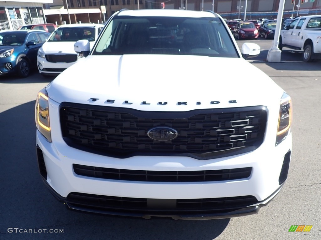 2021 Telluride EX AWD - Glacial White Pearl / Black photo #4