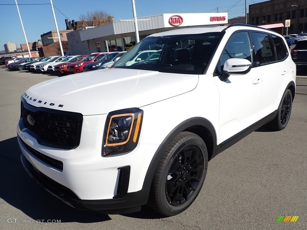 2021 Telluride EX AWD - Glacial White Pearl / Black photo #5