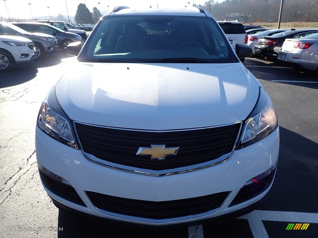 2017 Traverse LS AWD - Summit White / Dark Titanium/Light Titanium photo #3