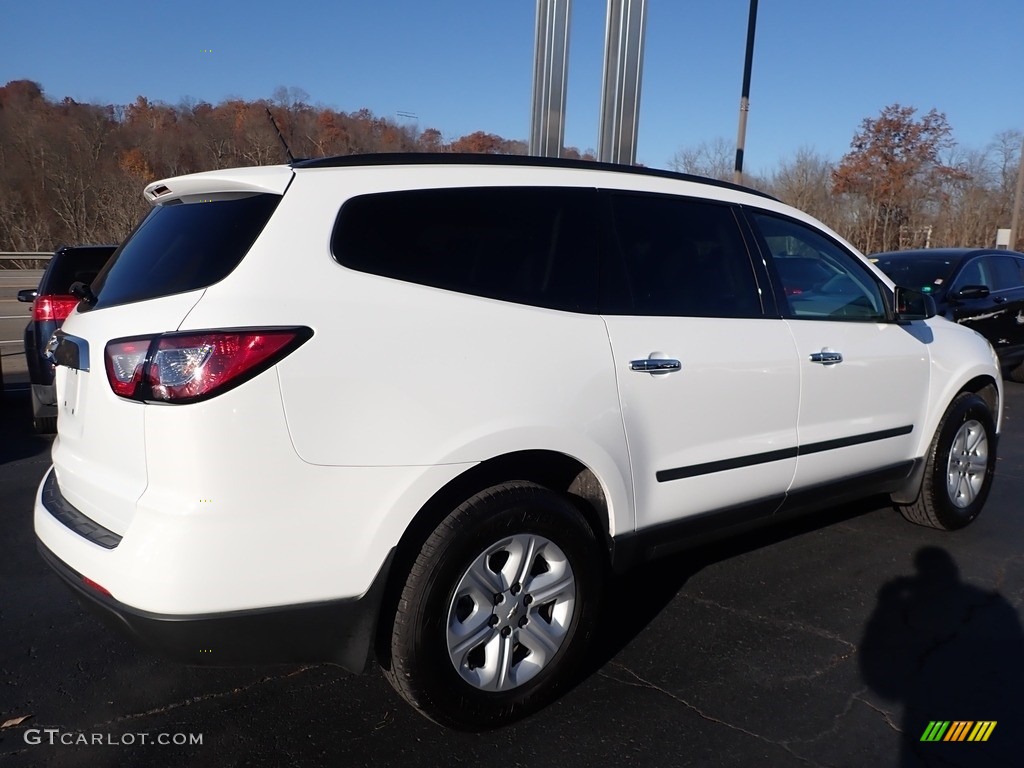 2017 Traverse LS AWD - Summit White / Dark Titanium/Light Titanium photo #9