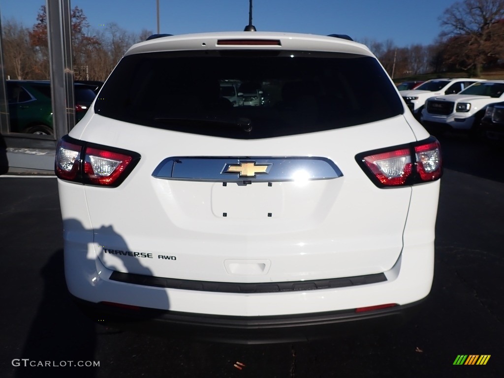 2017 Traverse LS AWD - Summit White / Dark Titanium/Light Titanium photo #10
