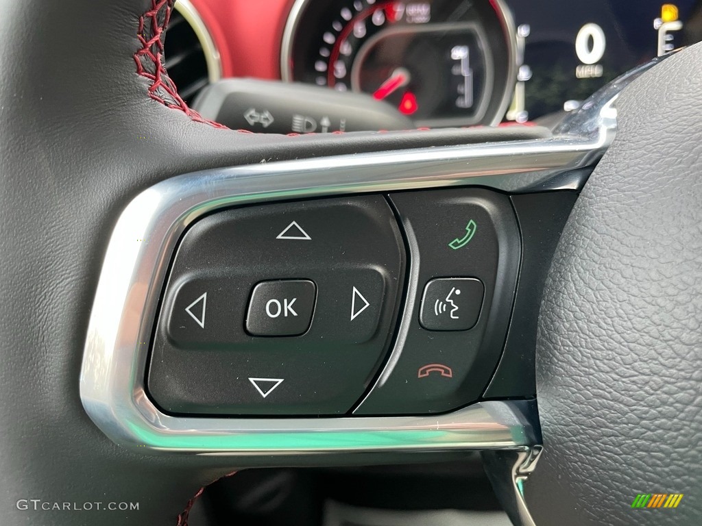 2021 Jeep Gladiator Rubicon 4x4 Black Steering Wheel Photo #140157165