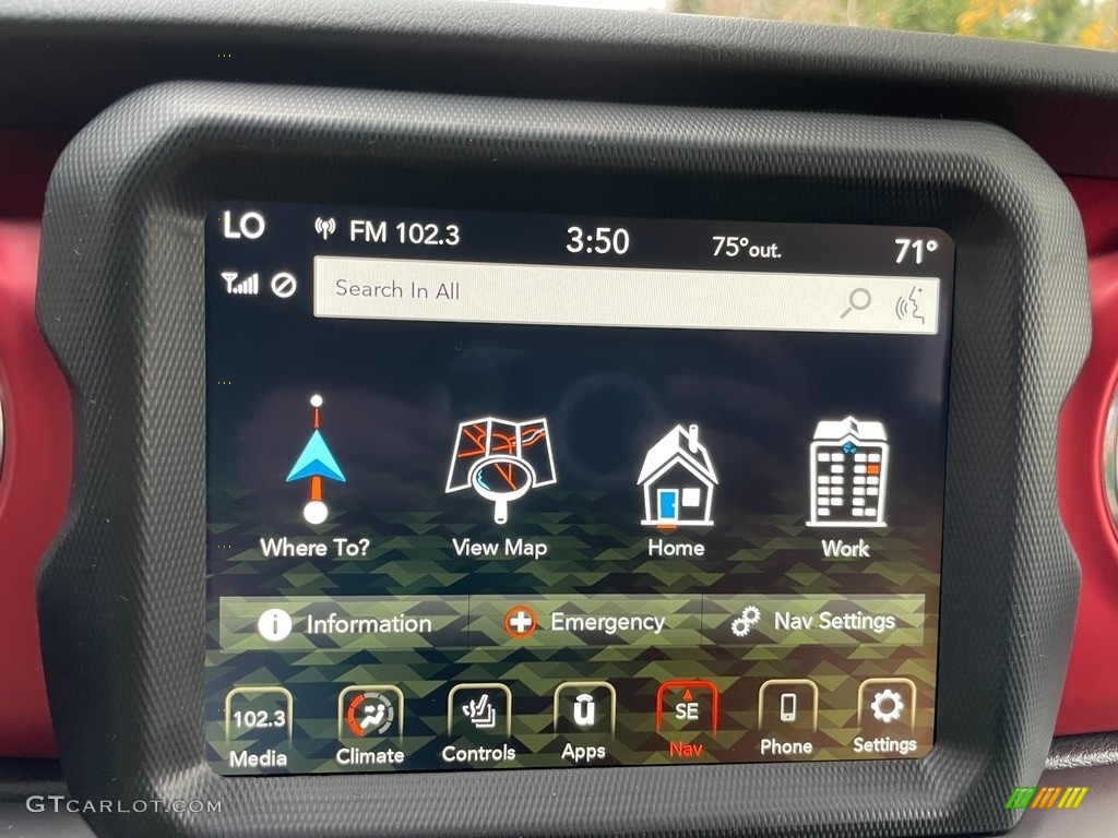 2021 Jeep Gladiator Rubicon 4x4 Controls Photo #140157262