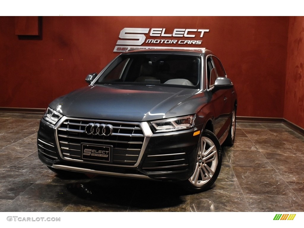 2018 Q5 2.0 TFSI Premium Plus quattro - Manhattan Gray Metallic / Nougat Brown photo #1