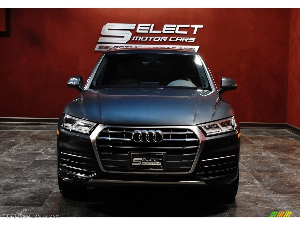 2018 Q5 2.0 TFSI Premium Plus quattro - Manhattan Gray Metallic / Nougat Brown photo #2