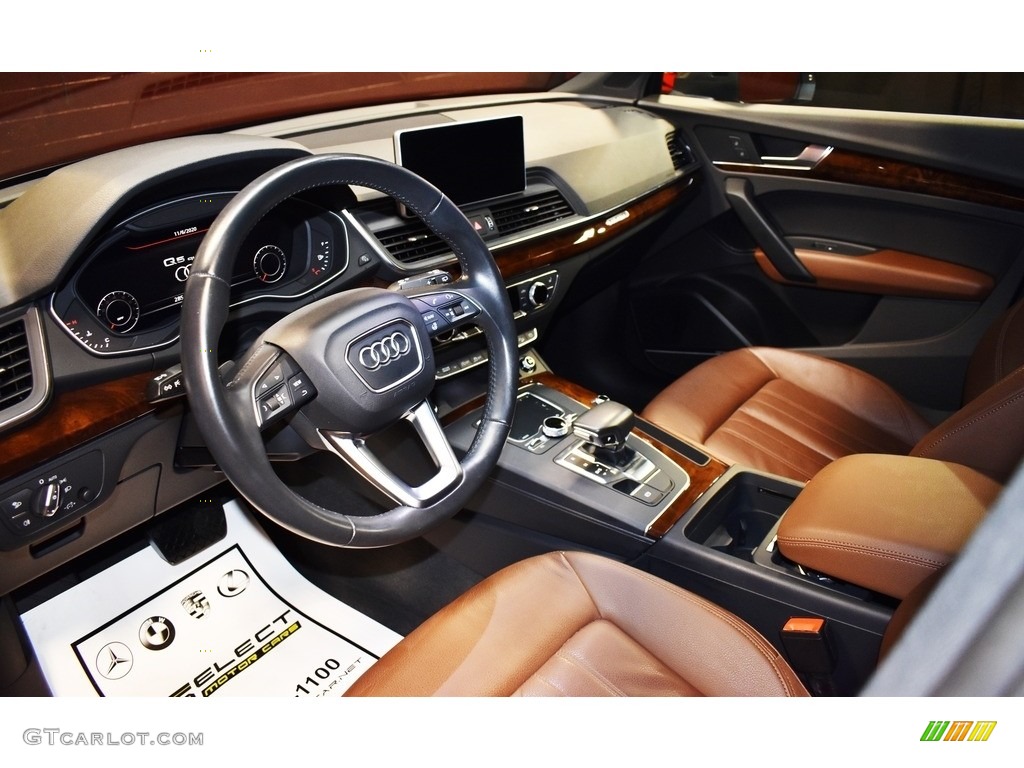 2018 Q5 2.0 TFSI Premium Plus quattro - Manhattan Gray Metallic / Nougat Brown photo #10