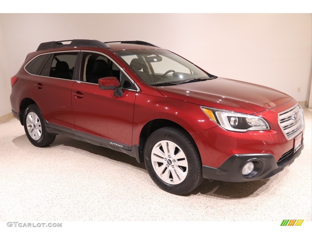 2016 Outback 2.5i - Venetian Red Pearl / Slate Black photo #1