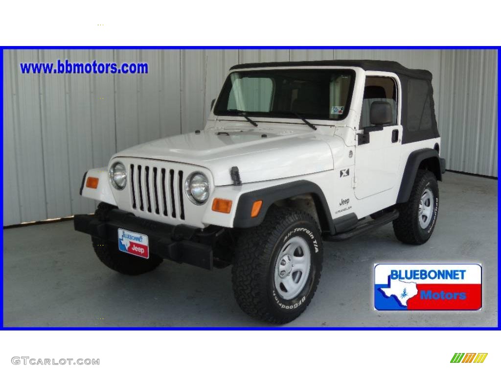 2006 Wrangler X 4x4 - Stone White / Dark Slate Gray photo #1